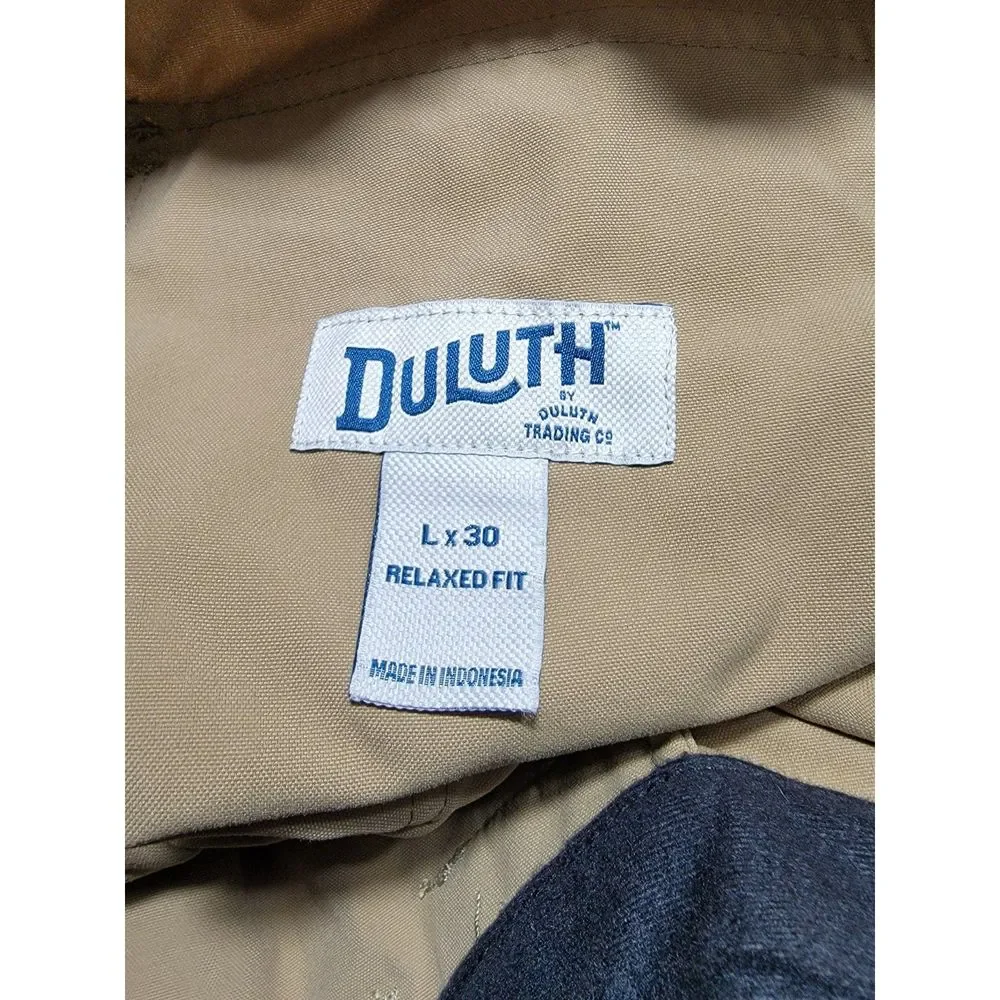 Duluth Trading Company Cargo Tan Men's Pants - Large 30 x 30